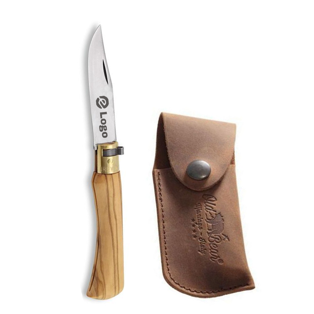 Couteau de poche Old Bear Olivier + Etui