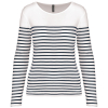 Couleur White / Navy Stripes